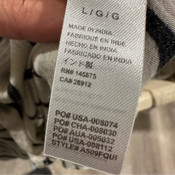 Society Amuse Quiet Lights Woven Blouse Size Large - Picture 9 of 10